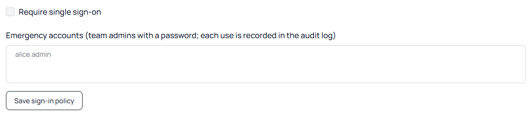 ScanSuite sign-in policy