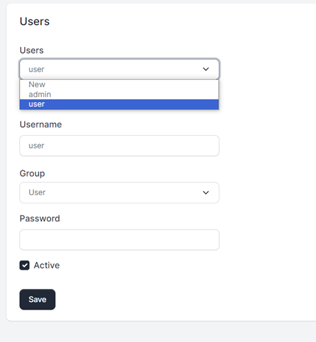 ScanSuite edit user form