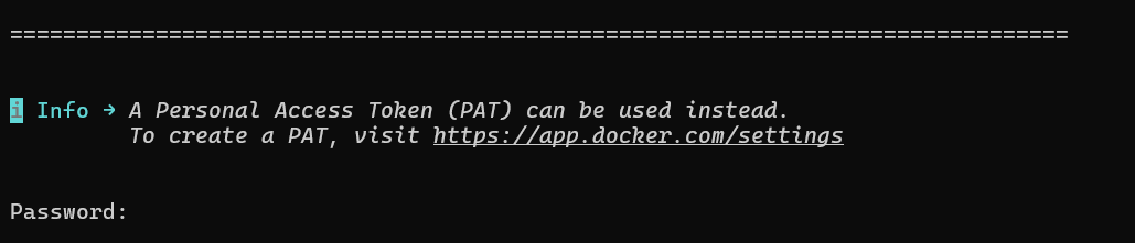 Password prompt