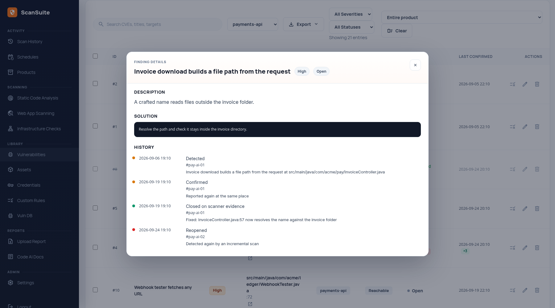 Finding history timeline